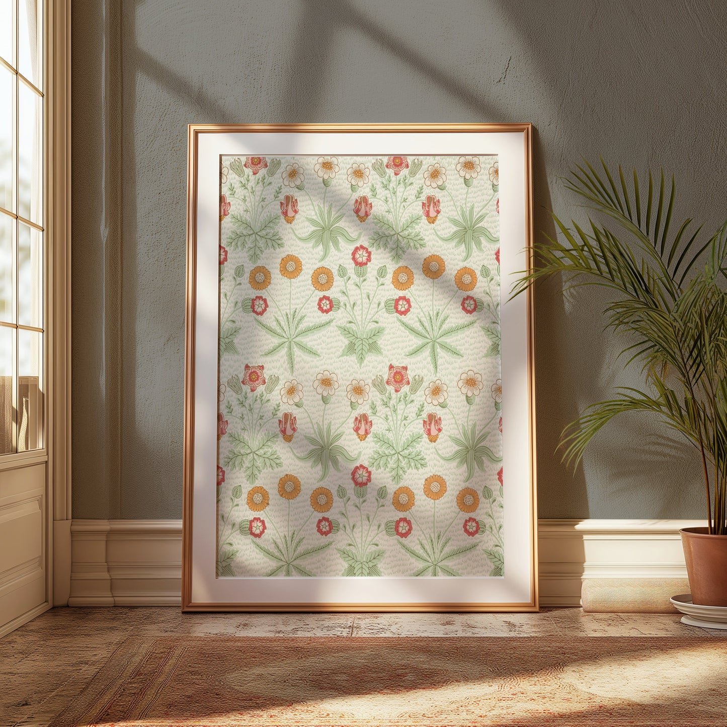 Premium Poster of William Morris Botanical Flower Pattern Posters