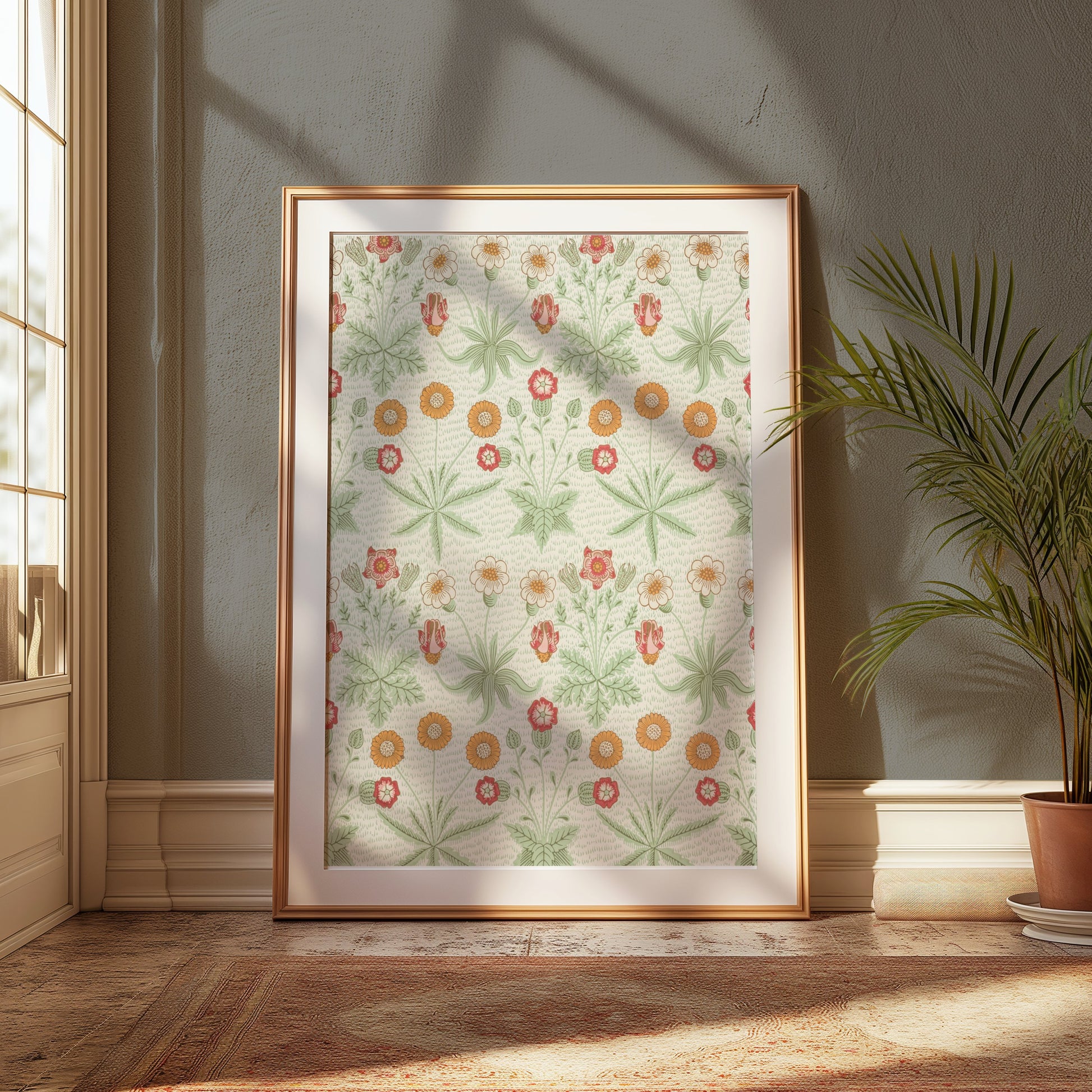 Premium Poster of William Morris Botanical Flower Pattern Posters