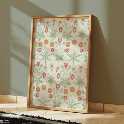 Premium Poster of William Morris Botanical Flower Pattern Posters