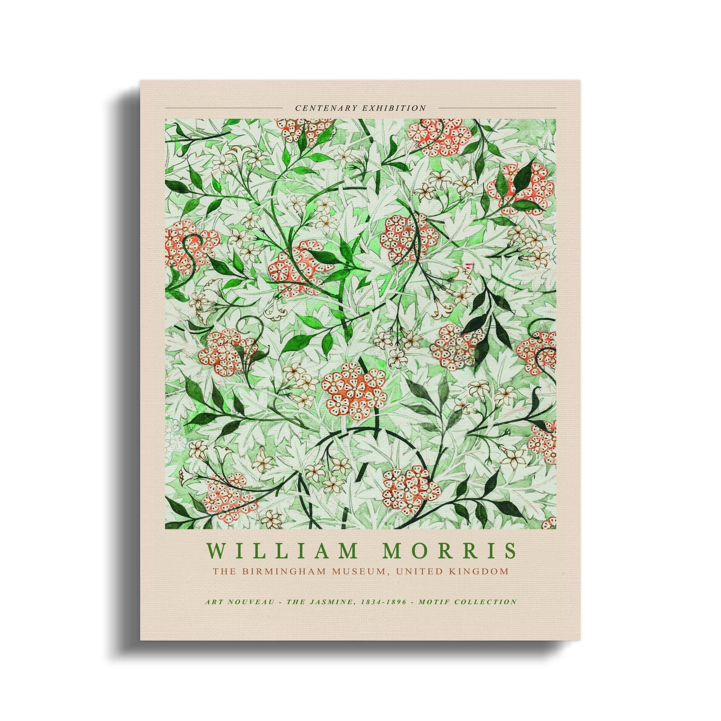 Premium Poster of William Morris Centenary Art Birmingham Canvas Wraps