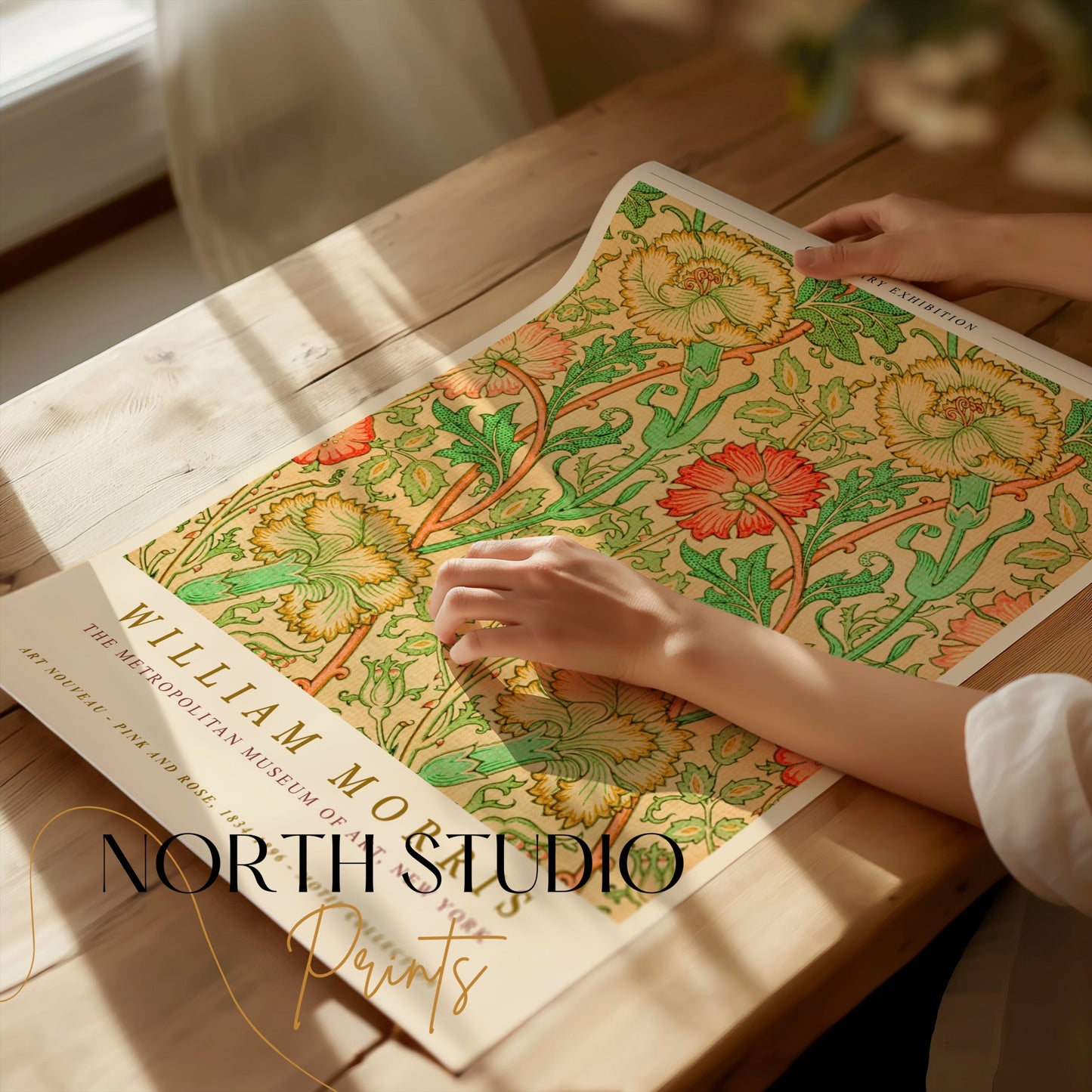 Premium Poster of William Morris Centenary Exhibition Motif Collection Posters