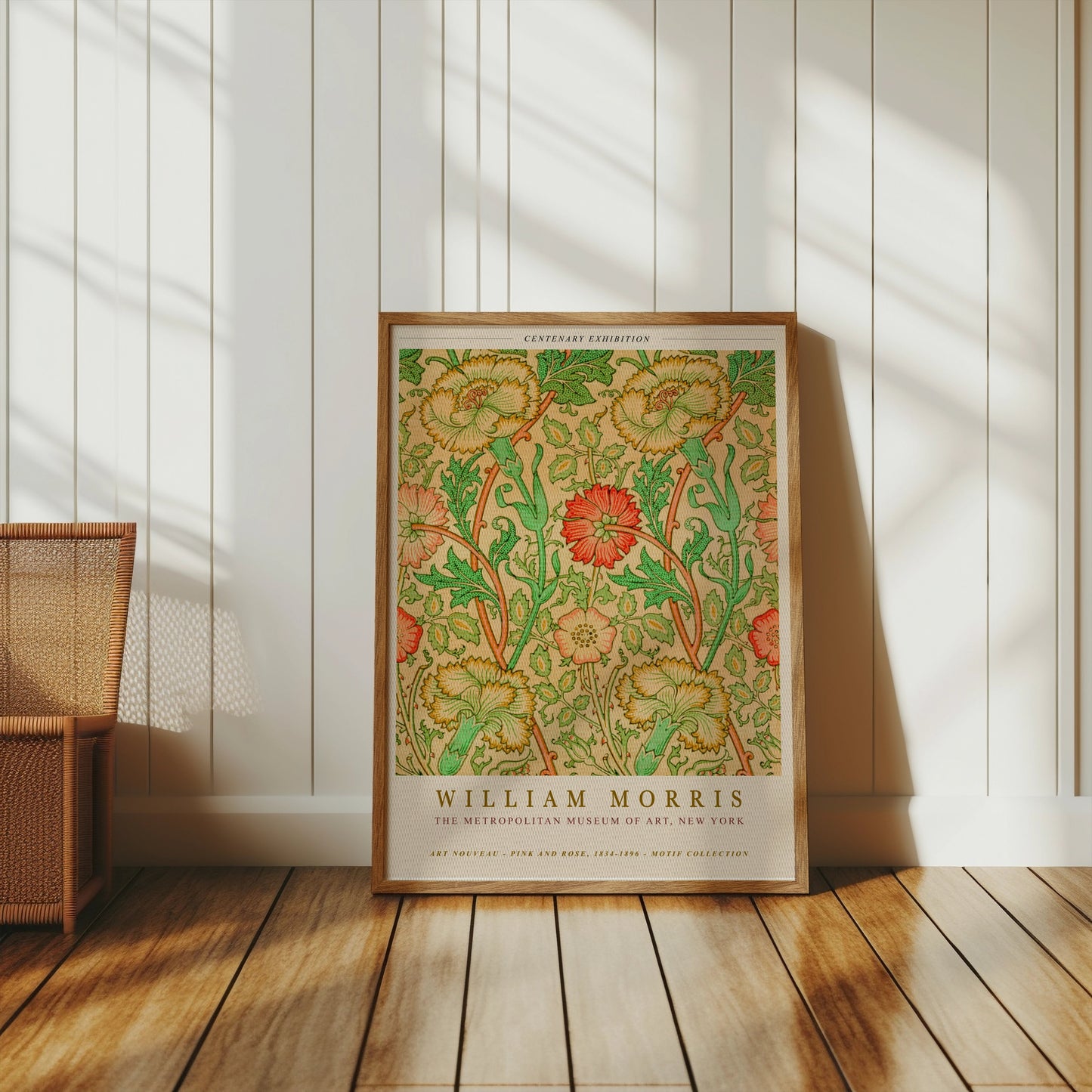 Premium Poster of William Morris Centenary Exhibition Motif Collection Posters