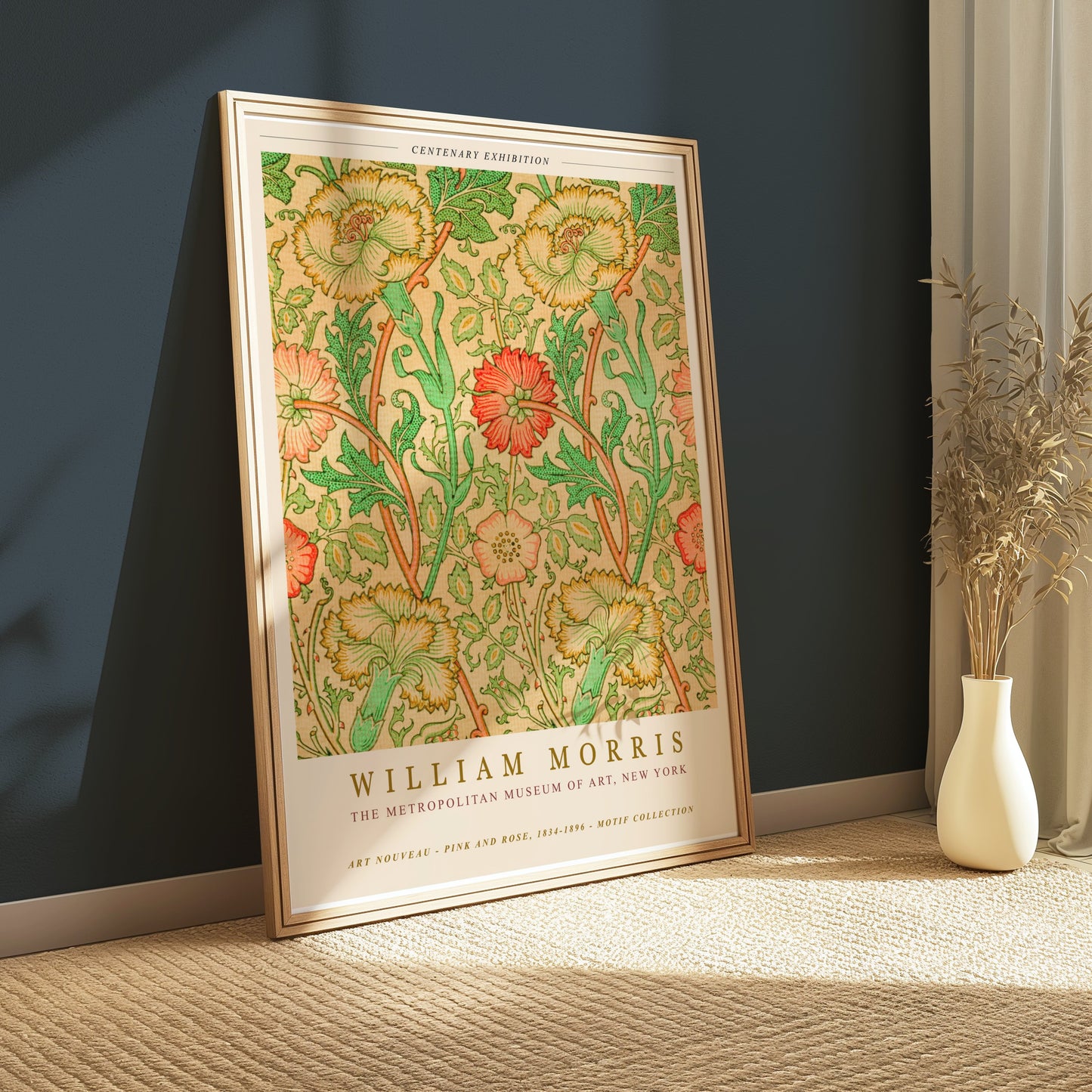 Premium Poster of William Morris Centenary Exhibition Motif Collection Posters