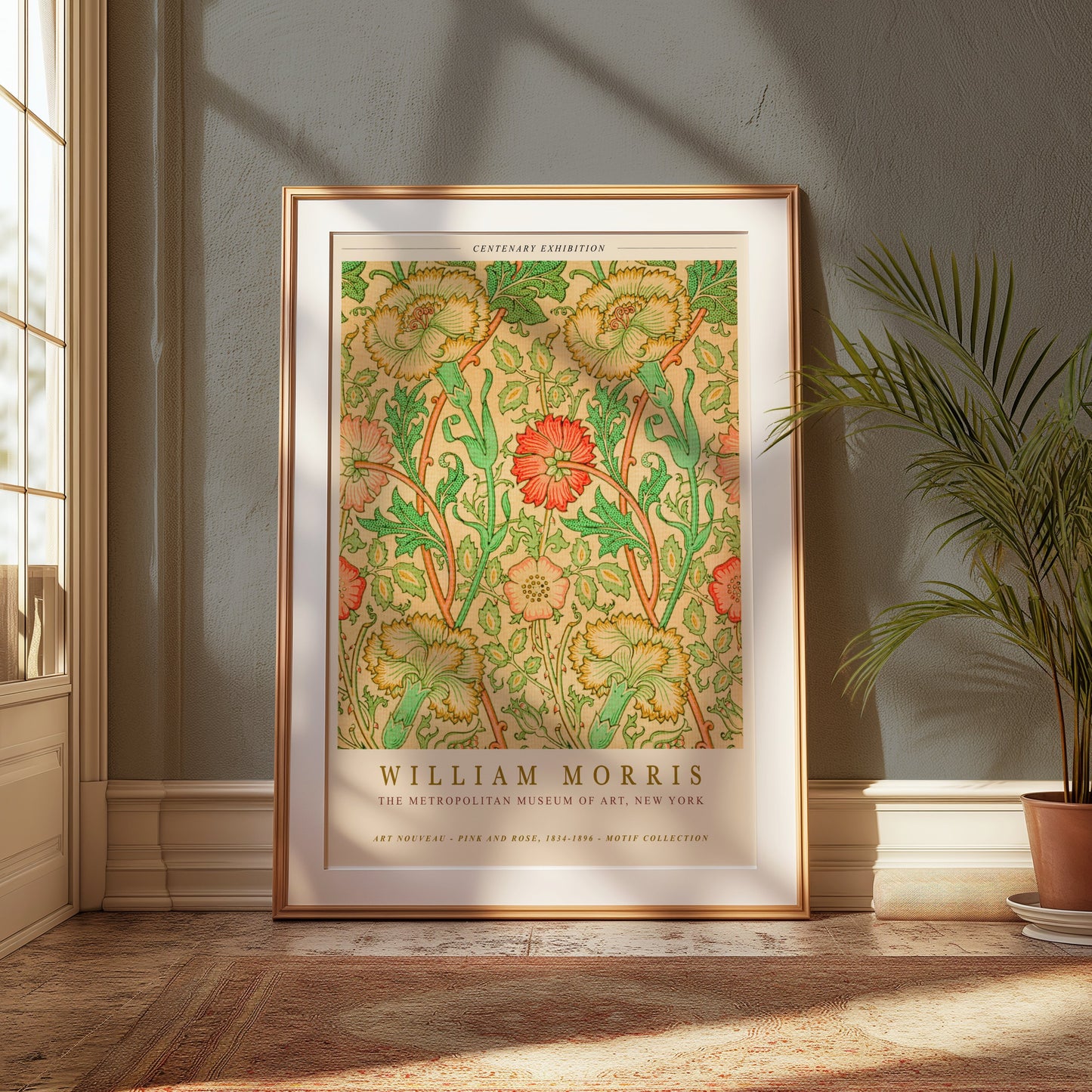 Premium Poster of William Morris Centenary Exhibition Motif Collection Posters