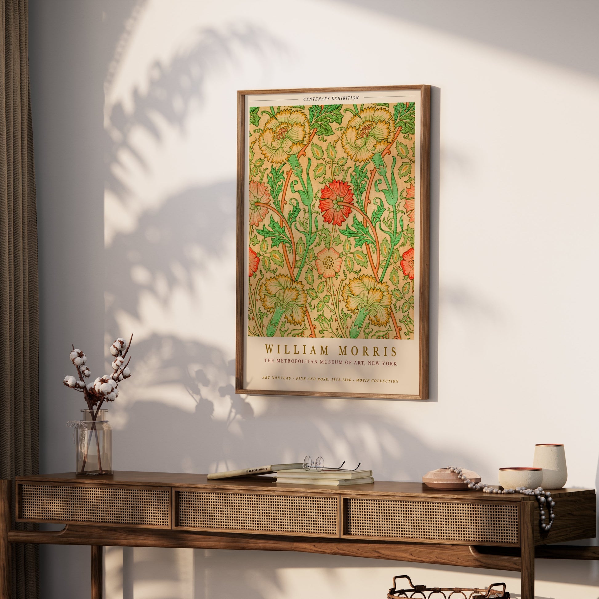 Premium Poster of William Morris Centenary Exhibition Motif Collection Posters