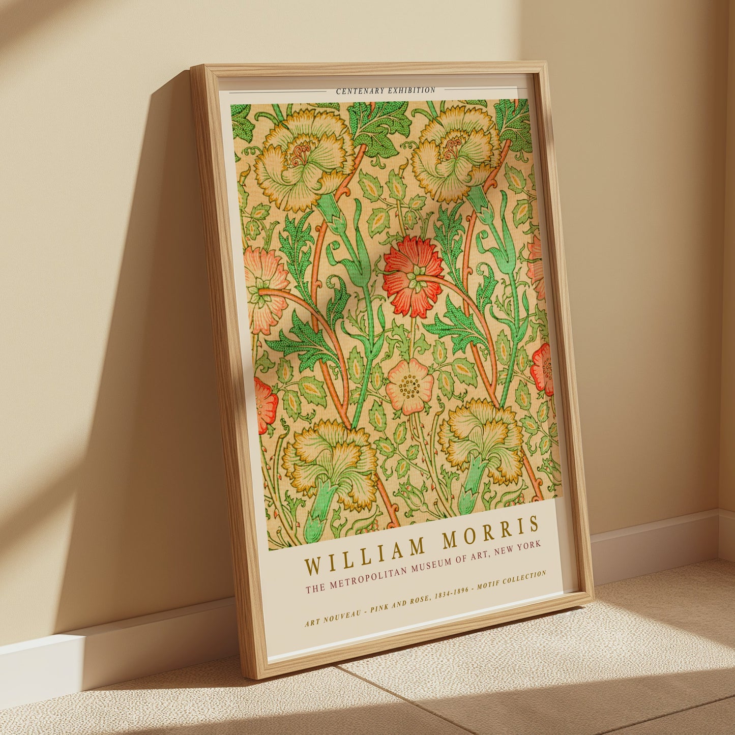 Premium Poster of William Morris Centenary Exhibition Motif Collection Posters