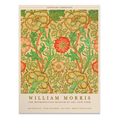 Premium Poster of William Morris Centenary Exhibition Motif Collection Posters