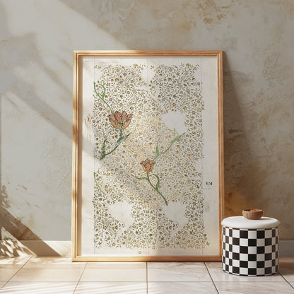 Premium Poster of William Morris Floral Art Nouveau Design Posters