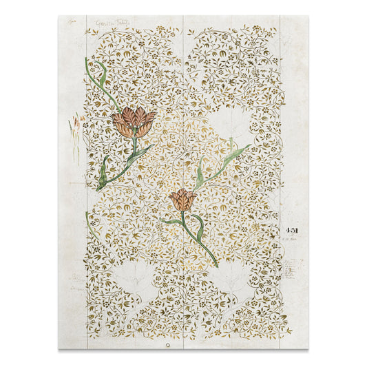 Premium Poster of William Morris Floral Art Nouveau Design Posters