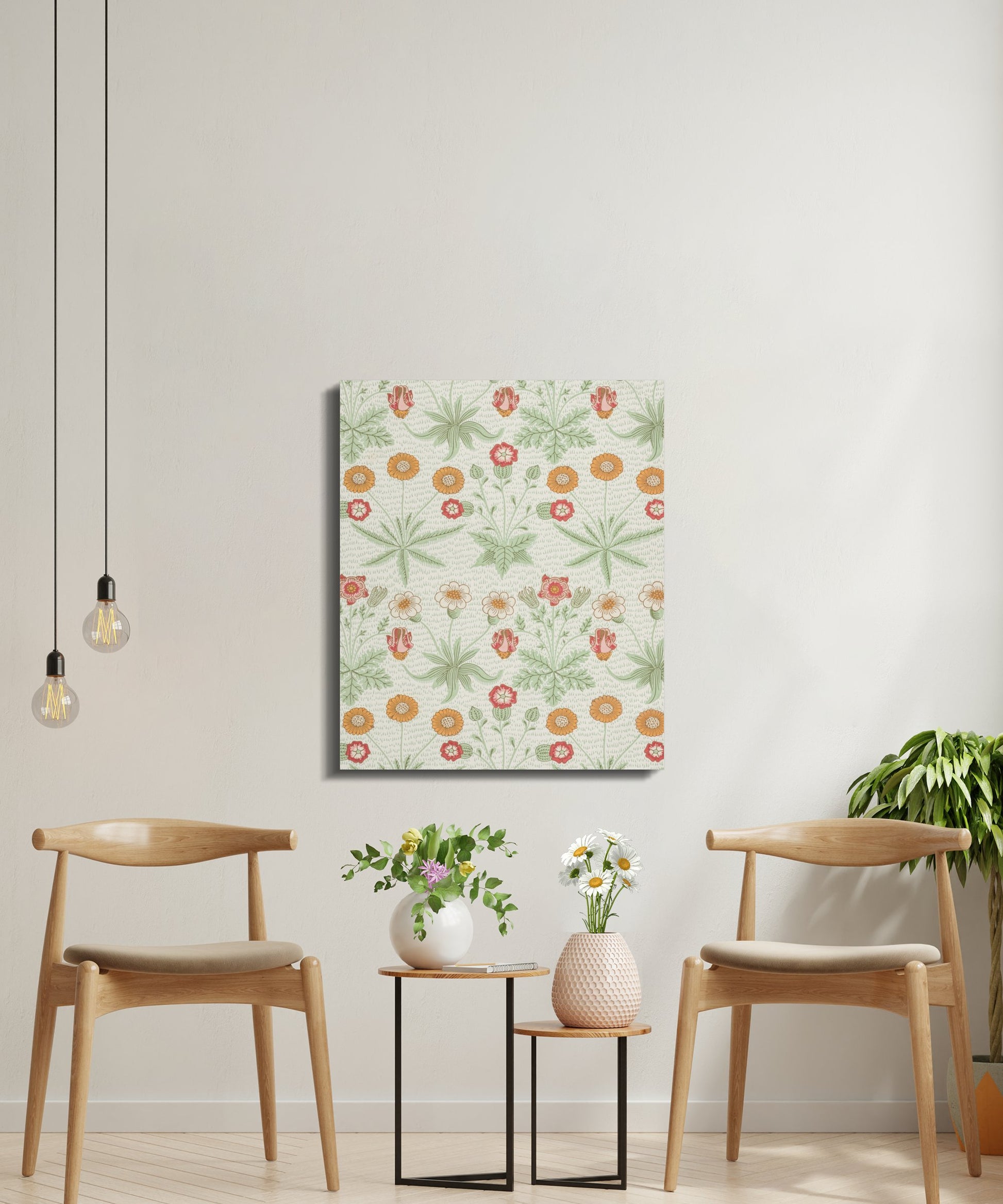 Premium Poster of William Morris Floral Design Art Canvas Wraps