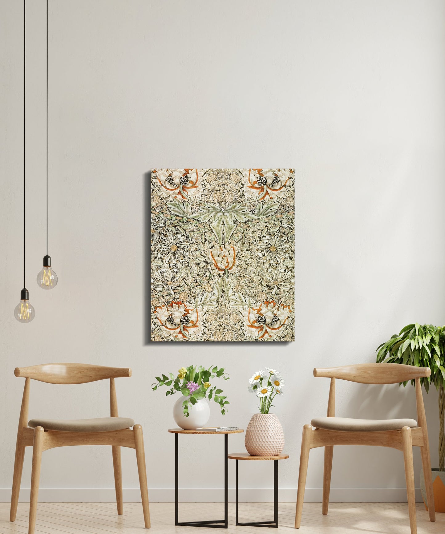 Premium Poster of William Morris Floral Design Vintage Canvas Wraps