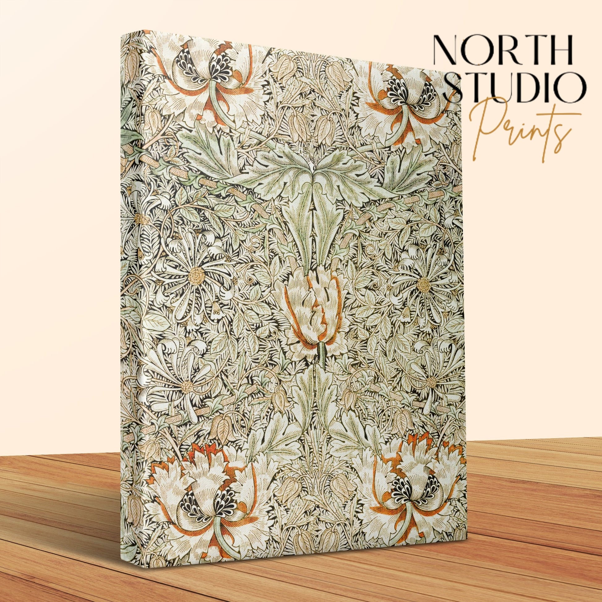 Premium Poster of William Morris Floral Design Vintage Canvas Wraps