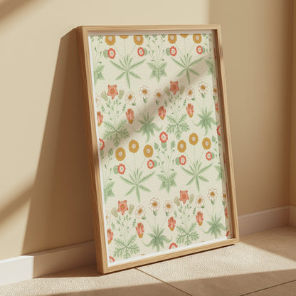 Premium Poster of William Morris Floral Pattern Art Print Posters