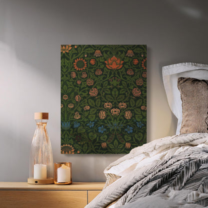 Premium Poster of William Morris Floral Pattern Canvas Wraps