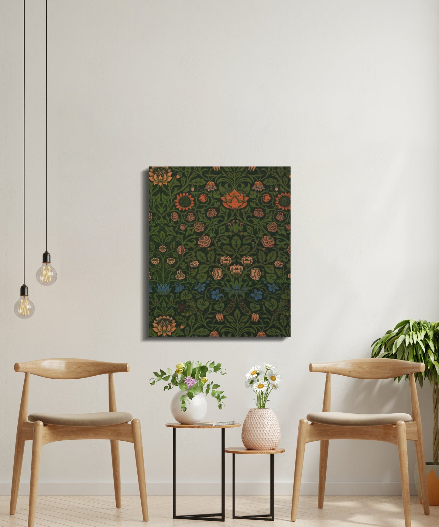 Premium Poster of William Morris Floral Pattern Canvas Wraps