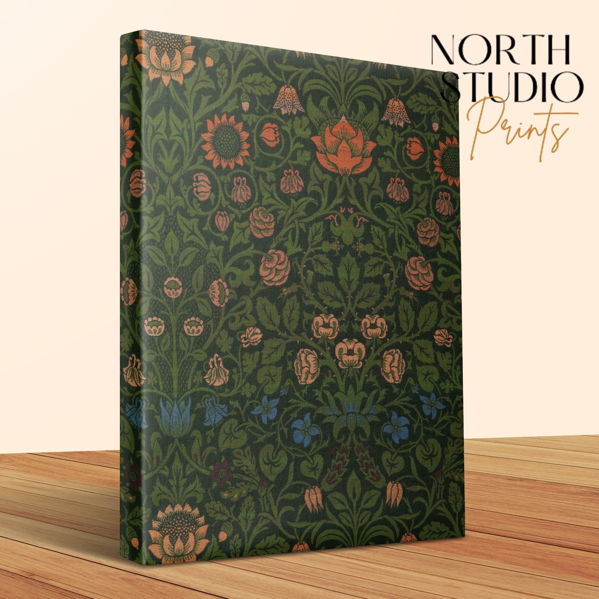 Premium Poster of William Morris Floral Pattern Canvas Wraps