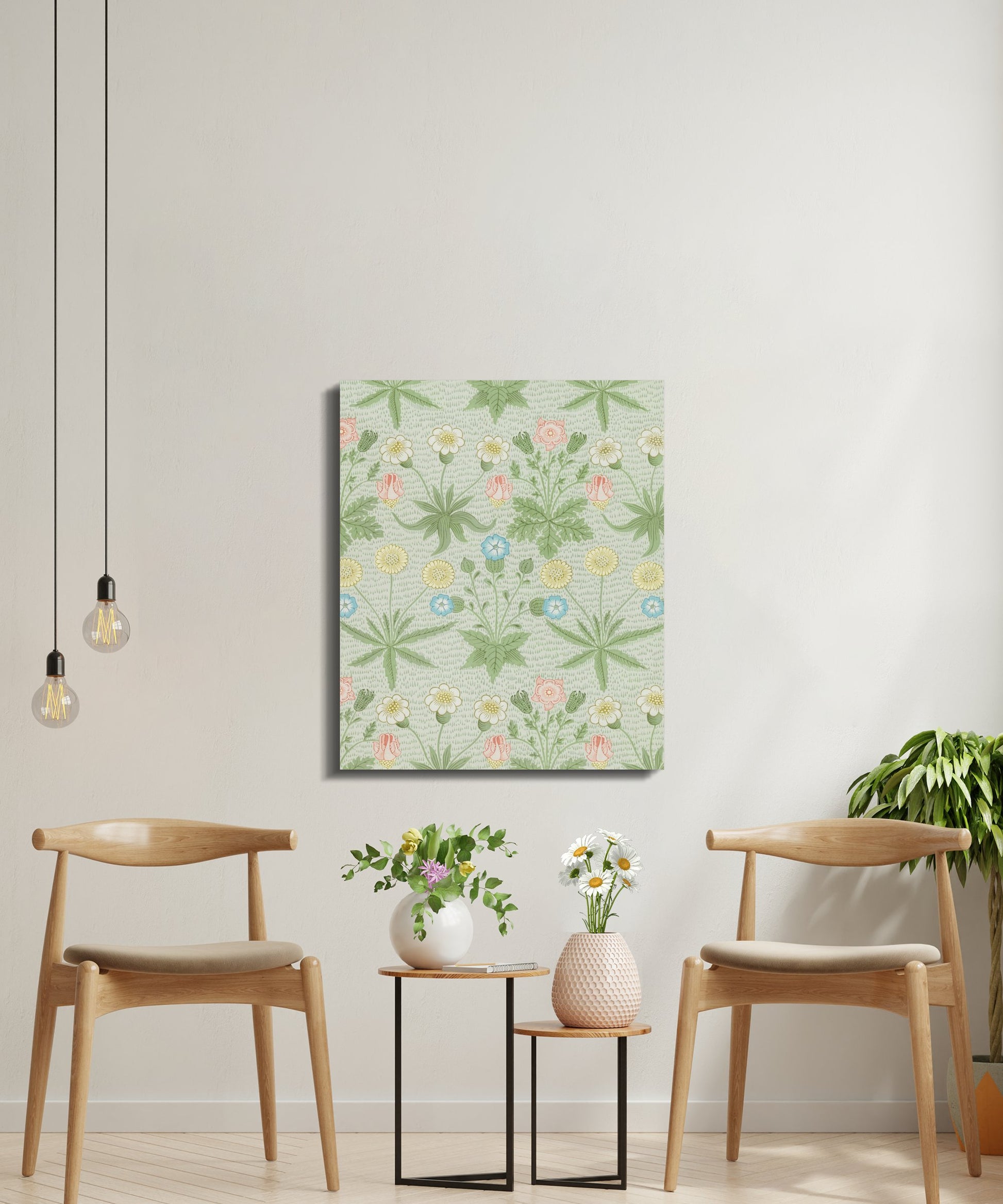 Premium Poster of William Morris Floral Pattern Decor Canvas Wraps