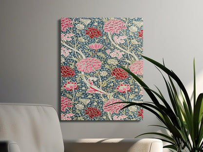 Premium Poster of William Morris Floral Pattern Decorative Canvas Wraps