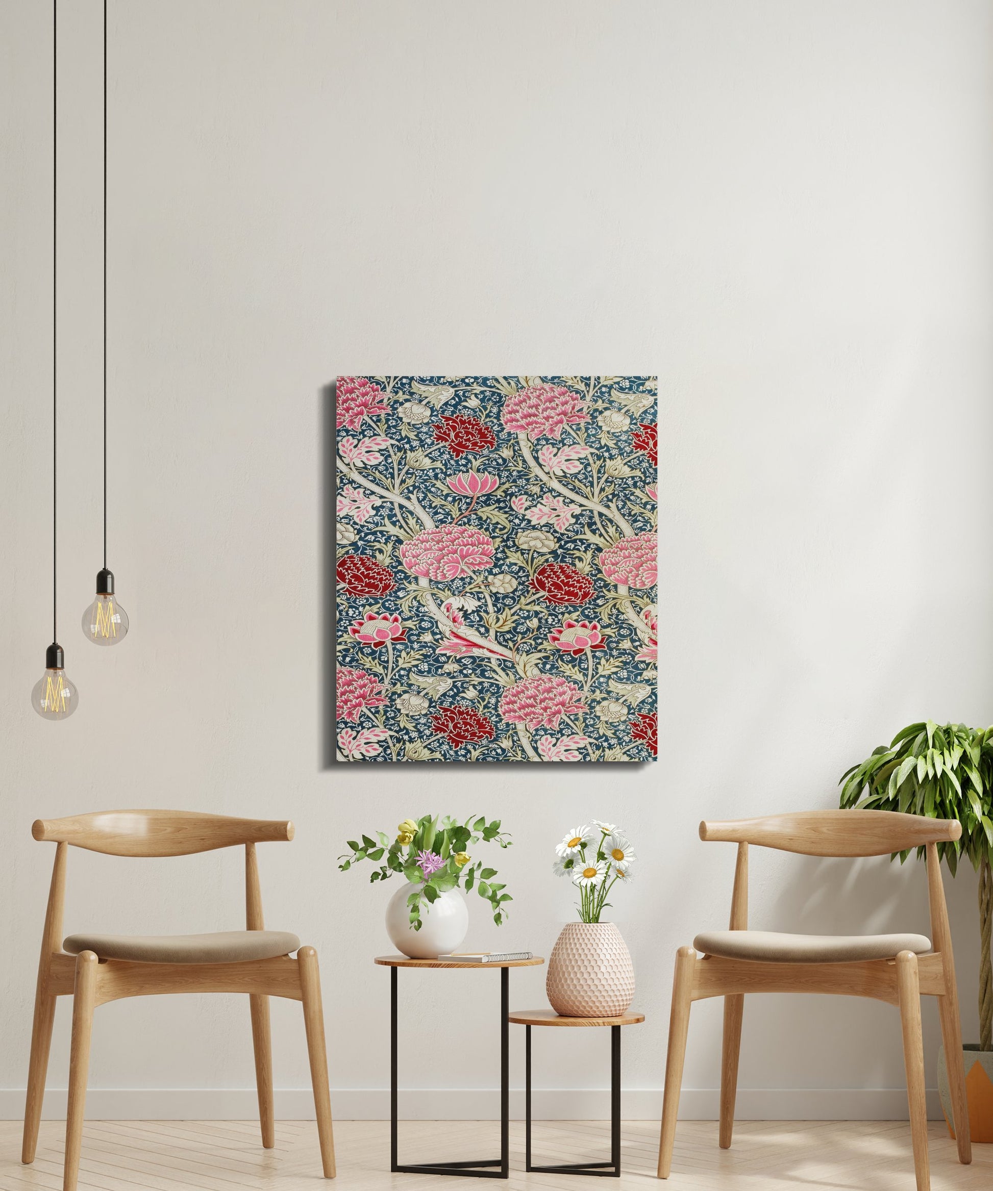 Premium Poster of William Morris Floral Pattern Decorative Canvas Wraps