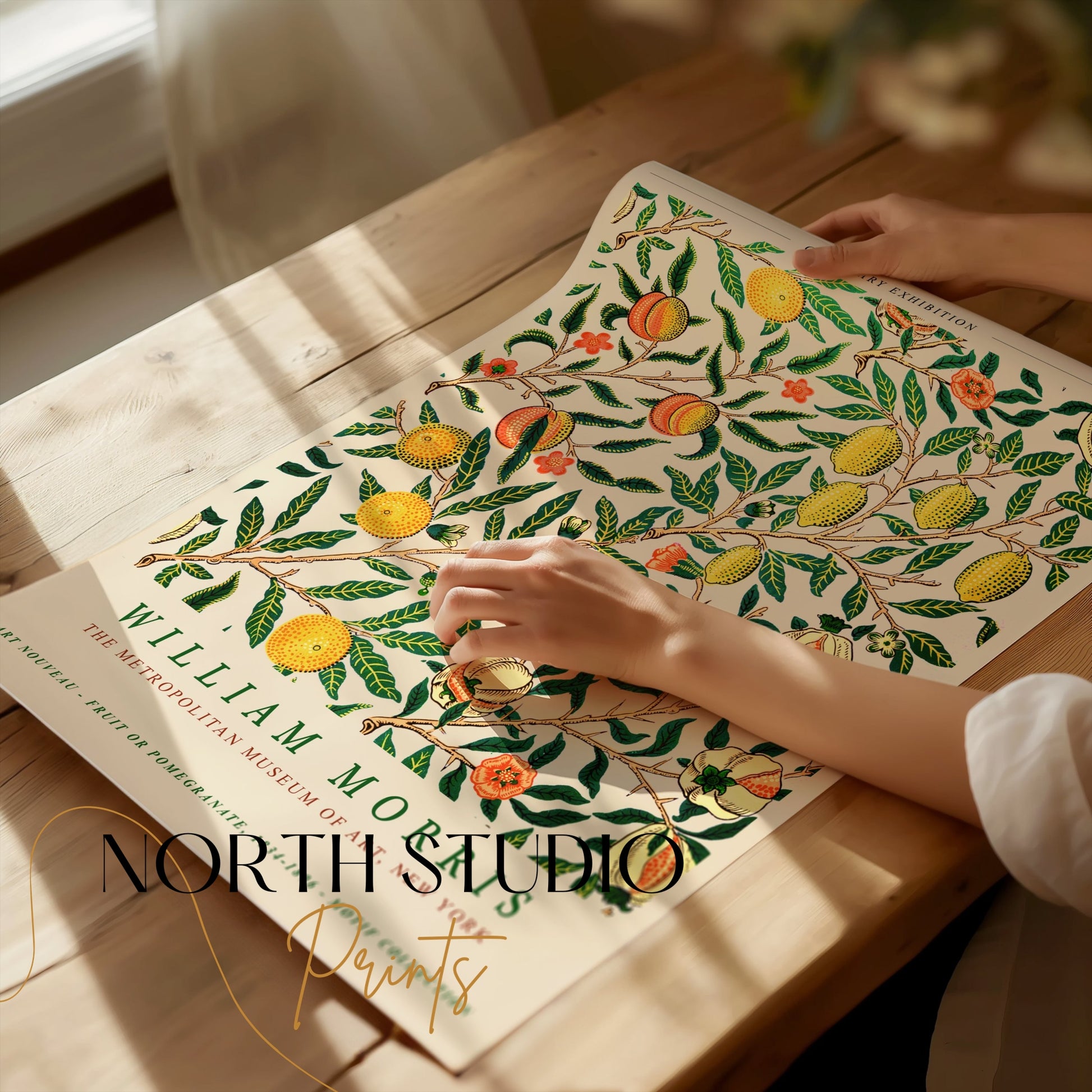 Premium Poster of William Morris Fruit or Pomegranate Posters