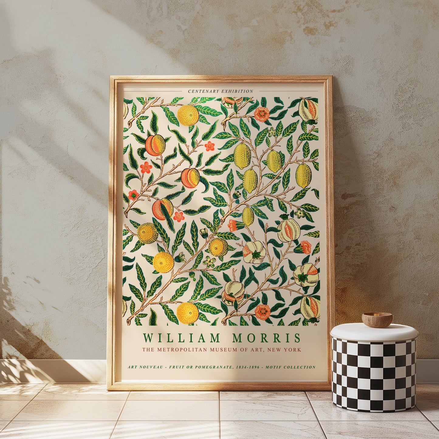 Premium Poster of William Morris Fruit or Pomegranate Posters