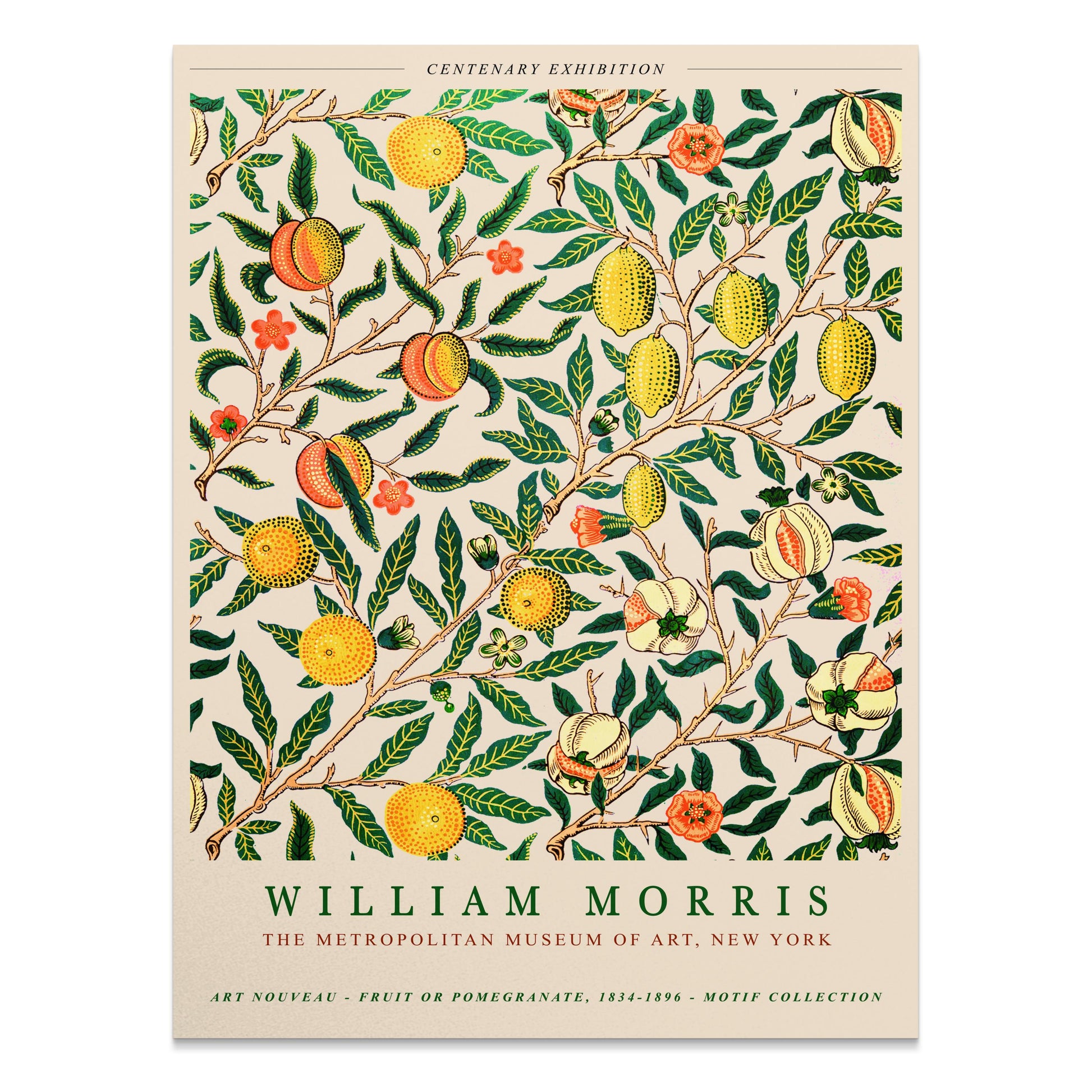 Premium Poster of William Morris Fruit or Pomegranate Posters