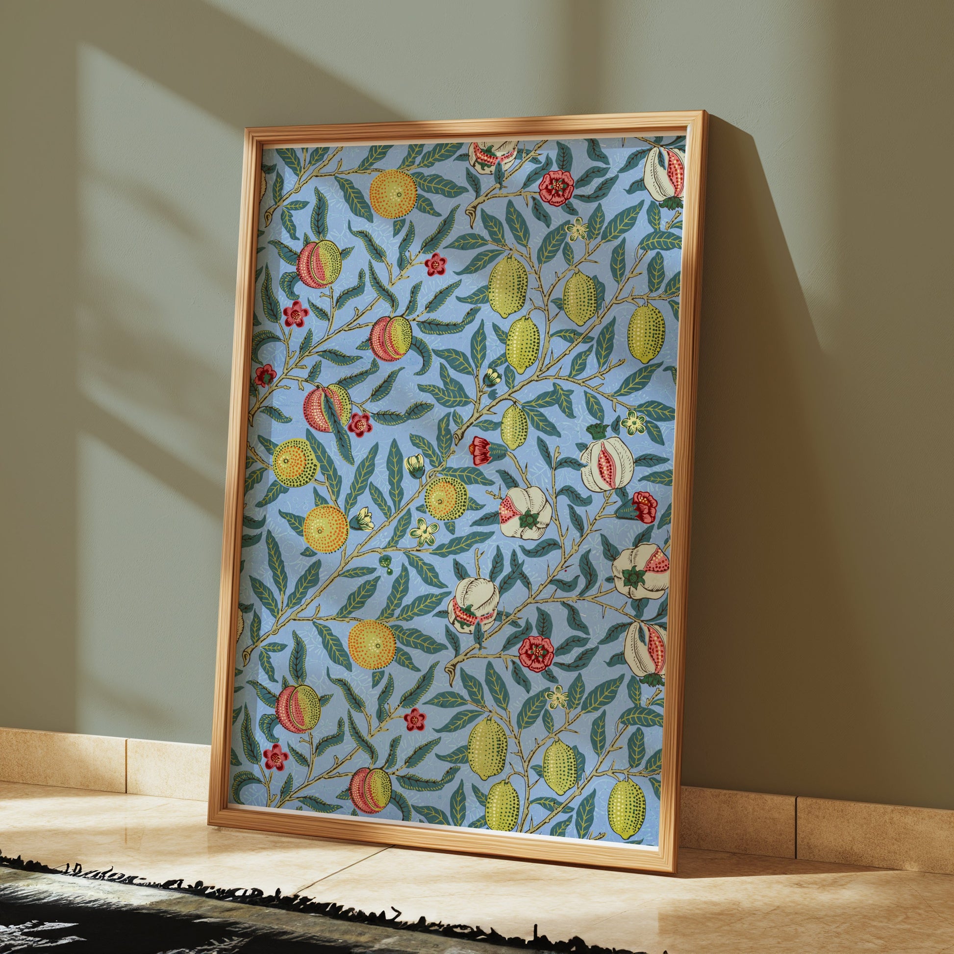 Premium Poster of William Morris Fruits and Leaves Decorative Posters