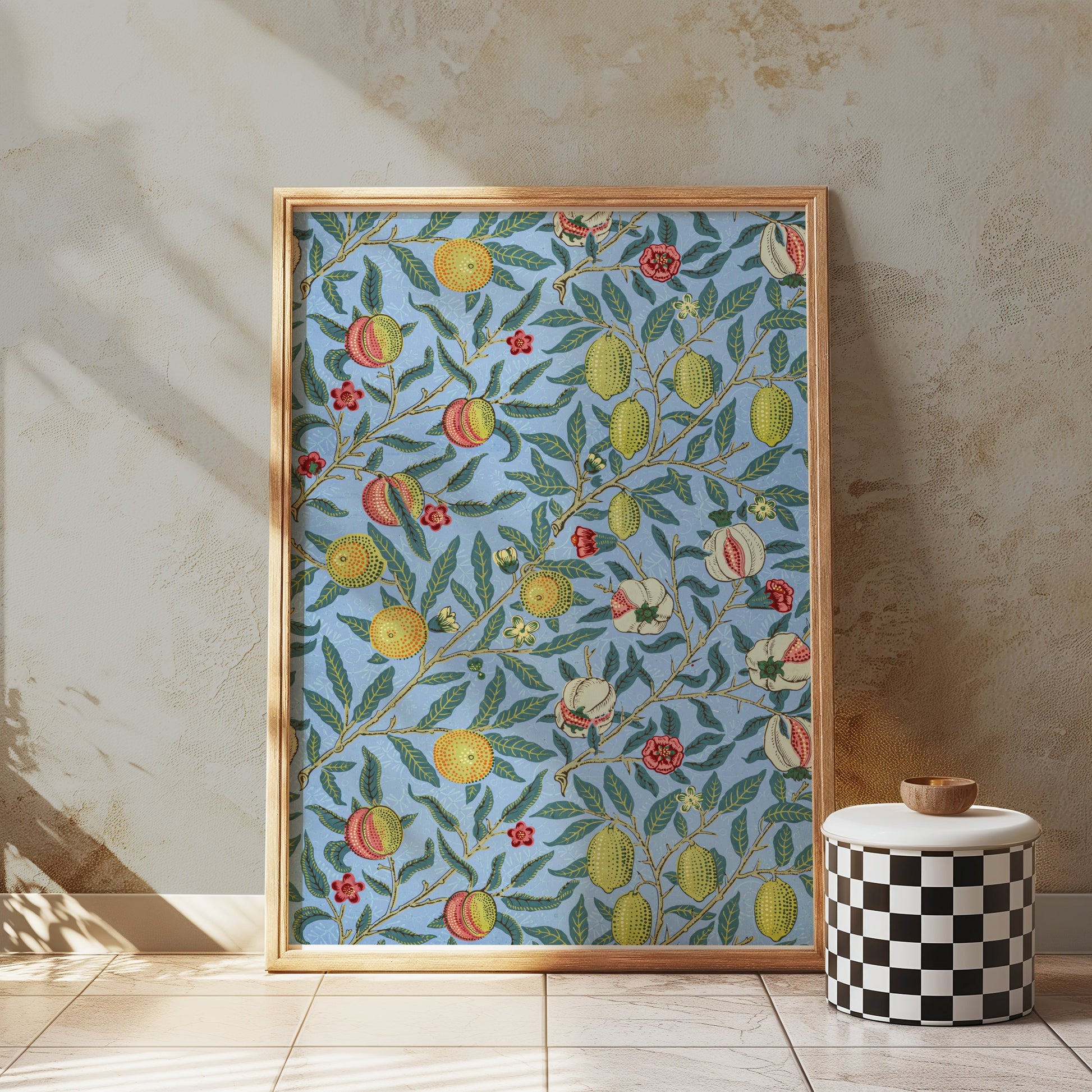 Premium Poster of William Morris Fruits and Leaves Decorative Posters