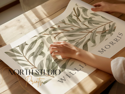 Premium Poster of William Morris Inspired Botanical Art Print Posters