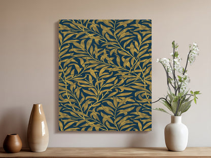 Premium Poster of William Morris Inspired Patterned Canvas Wraps