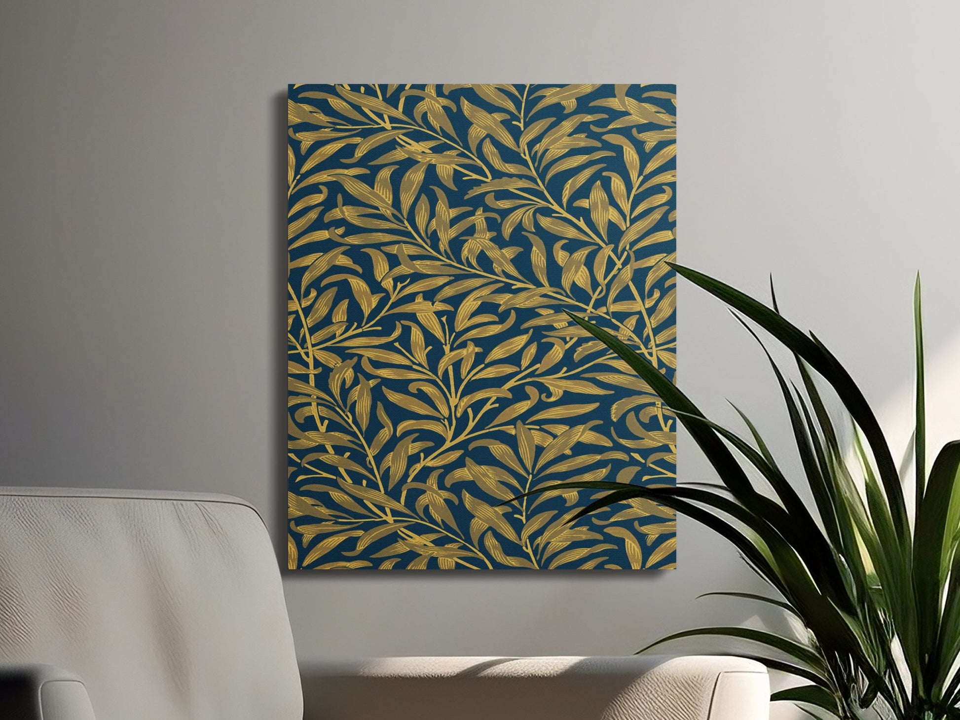 Premium Poster of William Morris Inspired Patterned Canvas Wraps