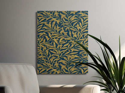 Premium Poster of William Morris Inspired Patterned Canvas Wraps