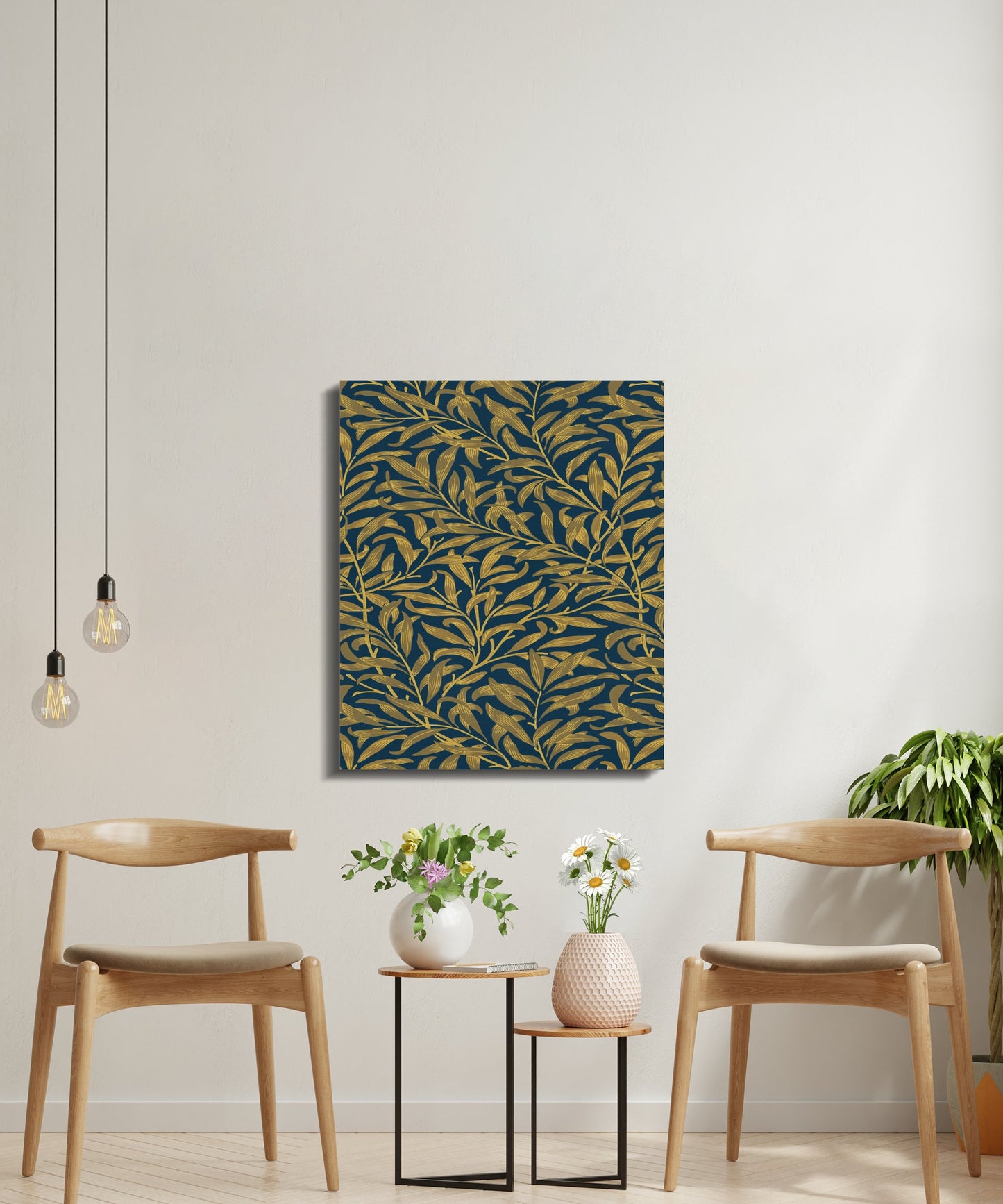 Premium Poster of William Morris Inspired Patterned Canvas Wraps