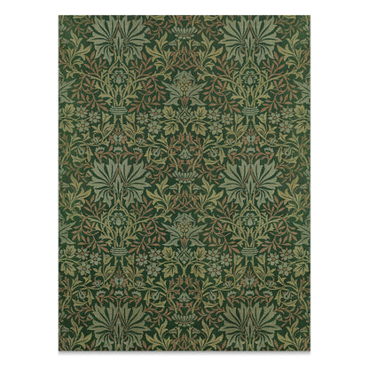 Premium Poster of William Morris Intricate Green Pattern Art Posters