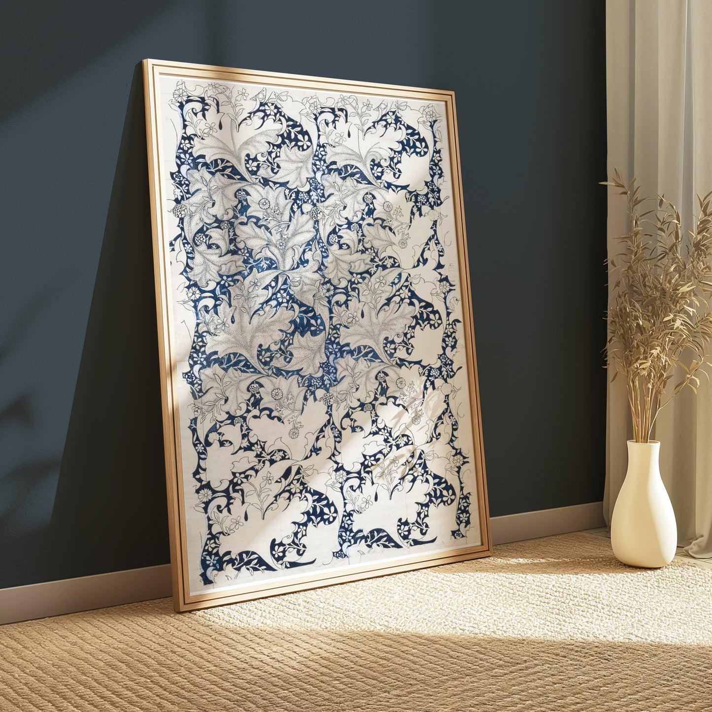 Premium Poster of William Morris Intricate Vintage Floral Art Posters