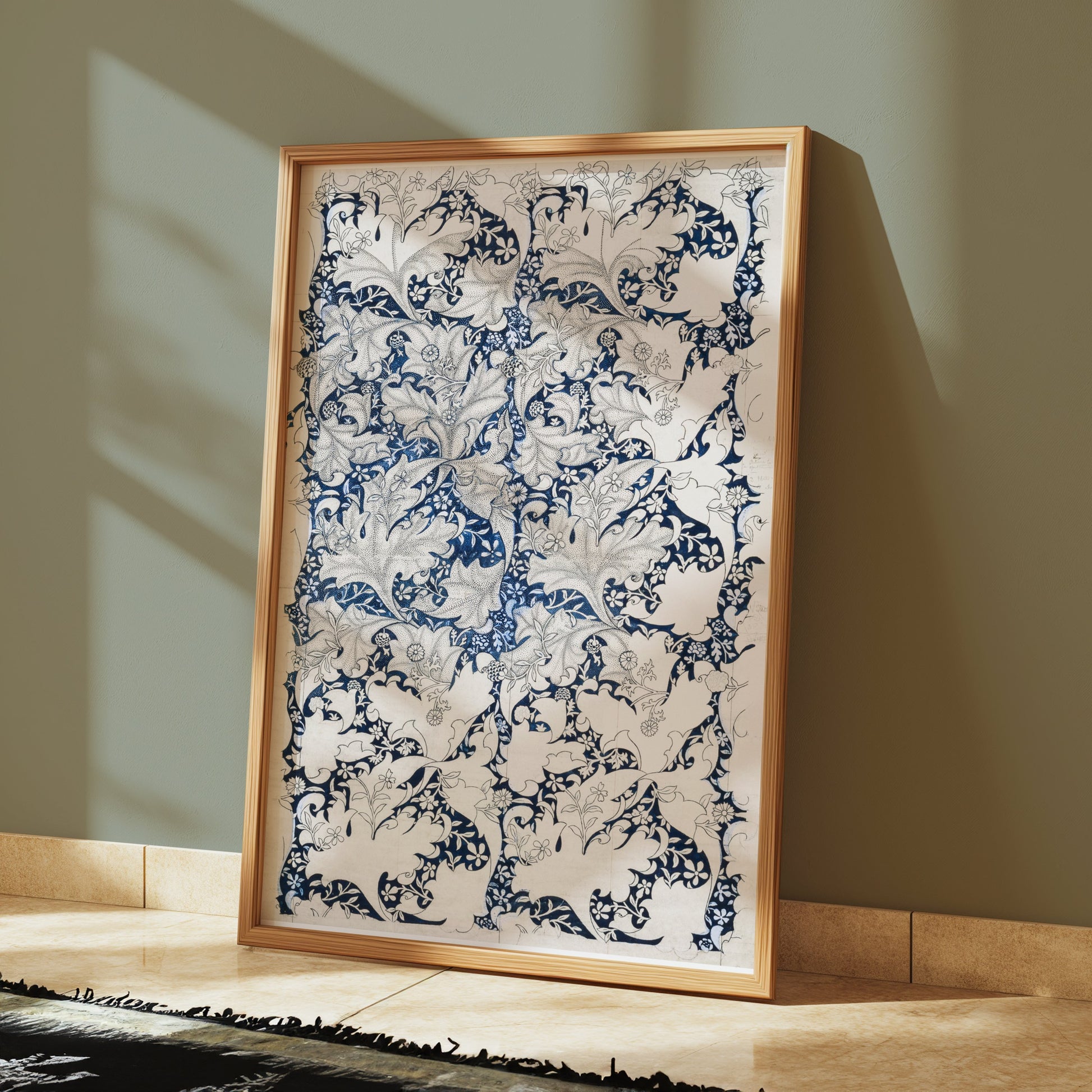 Premium Poster of William Morris Intricate Vintage Floral Art Posters