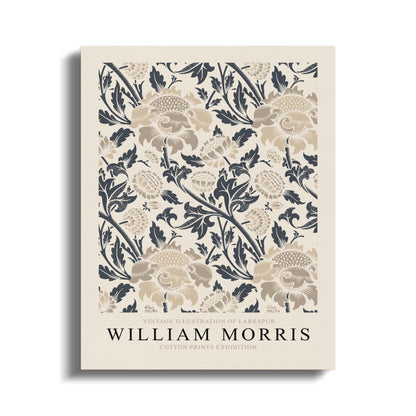 Premium Poster of William Morris Larkspur Illustration Canvas Wraps