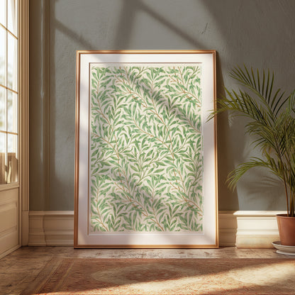 Premium Poster of William Morris Leaf Pattern Art Wall Decor Posters