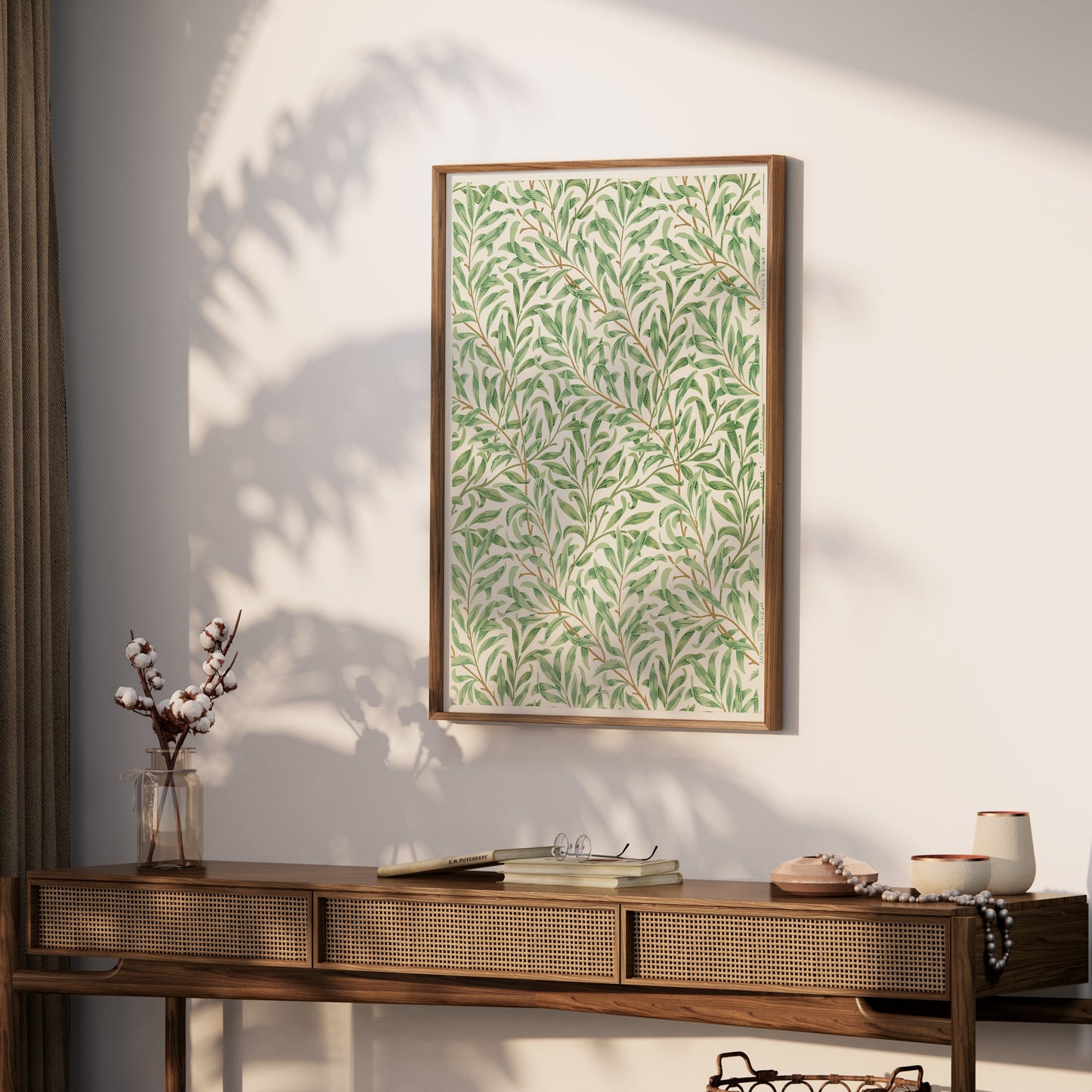 Premium Poster of William Morris Leaf Pattern Art Wall Decor Posters