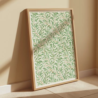 Premium Poster of William Morris Leaf Pattern Art Wall Decor Posters
