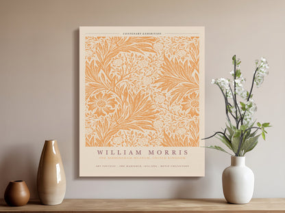 Premium Poster of William Morris Marigold Motif Collection Canvas Wraps