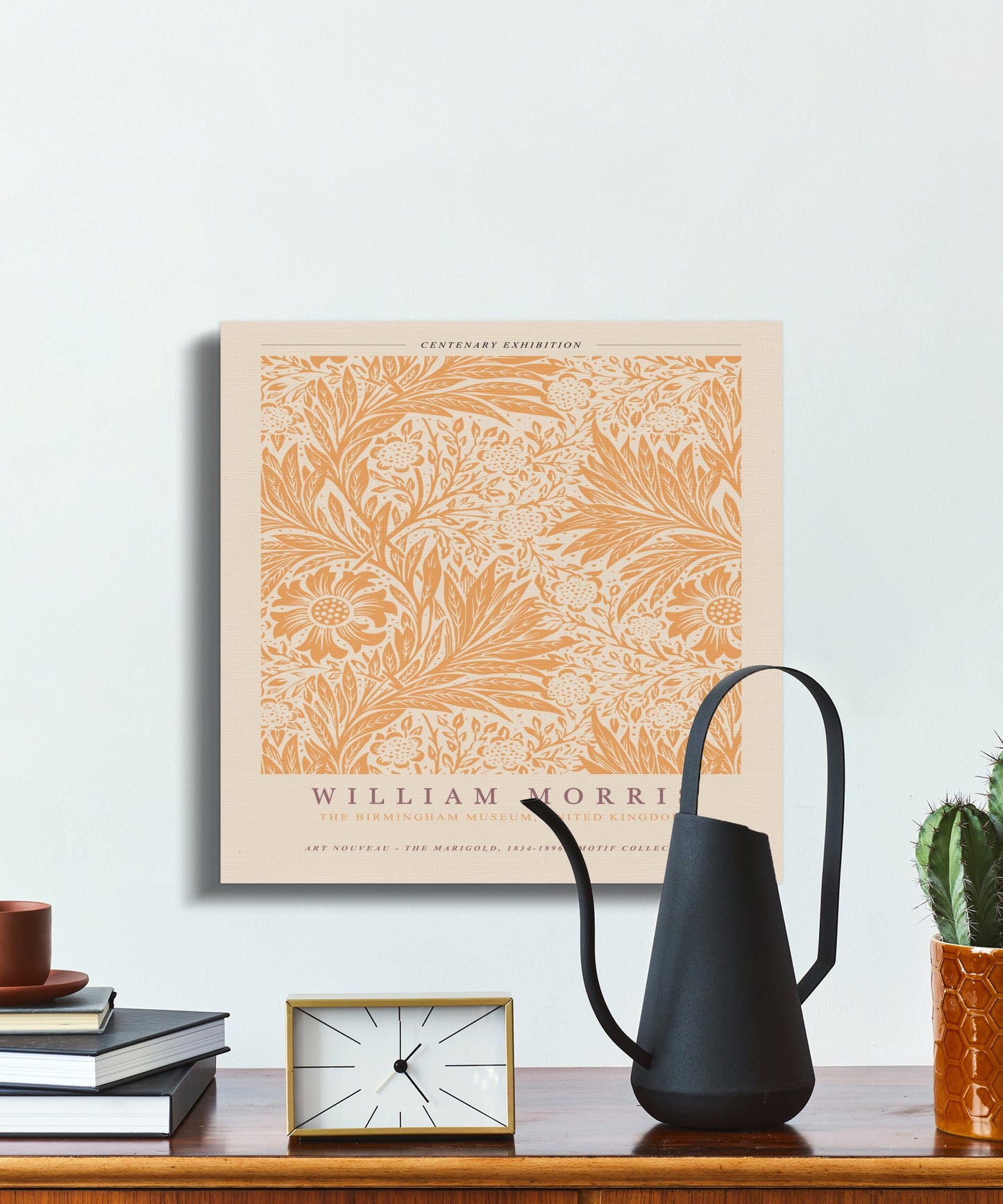 Premium Poster of William Morris Marigold Motif Collection Canvas Wraps