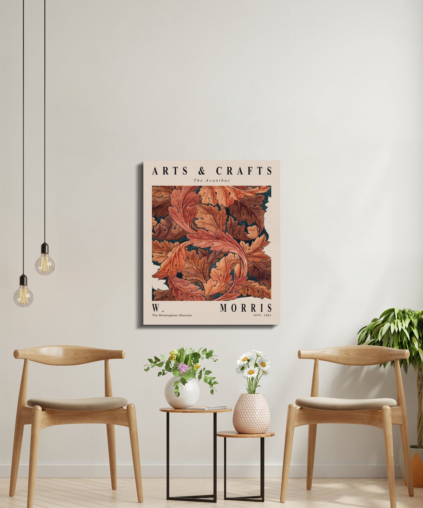 Premium Poster of William Morris The Acanthus Arts Canvas Wraps