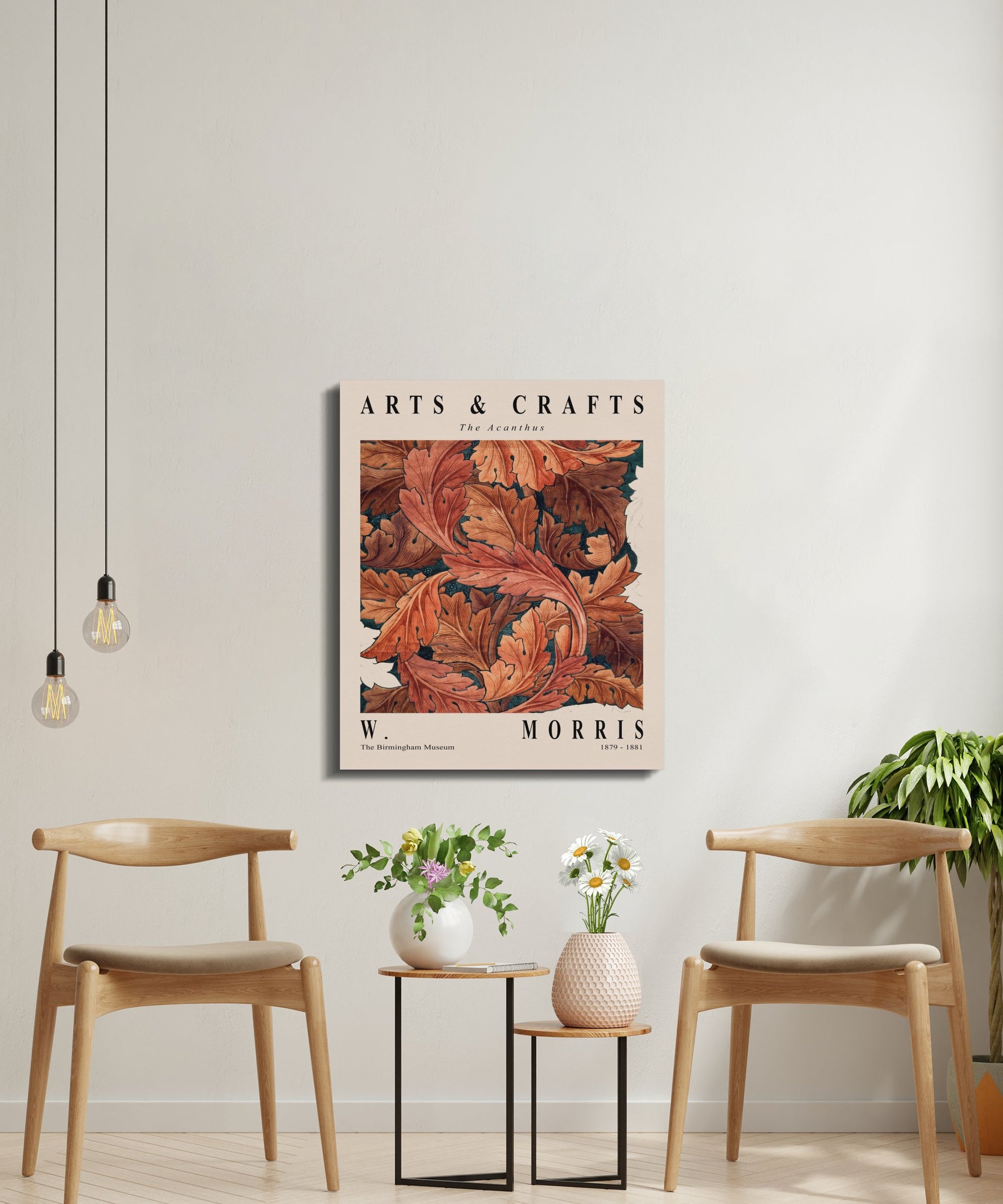 Premium Poster of William Morris The Acanthus Arts Canvas Wraps