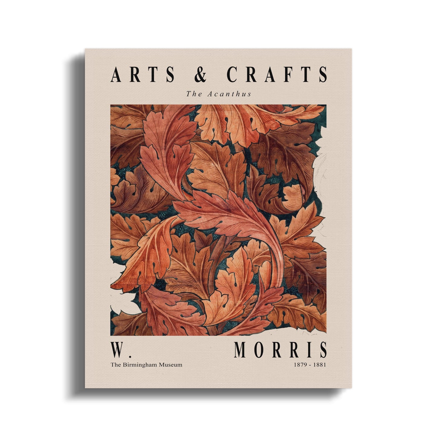 Premium Poster of William Morris The Acanthus Arts Canvas Wraps