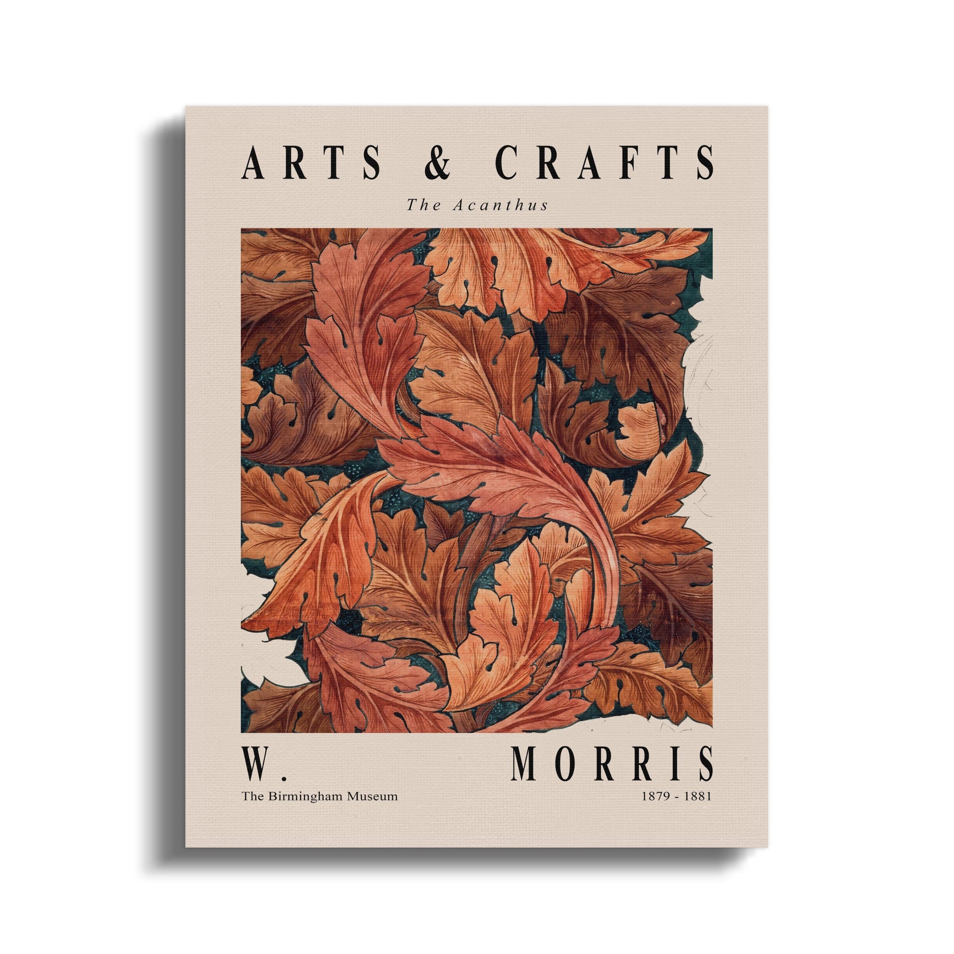 Premium Poster of William Morris The Acanthus Arts Canvas Wraps