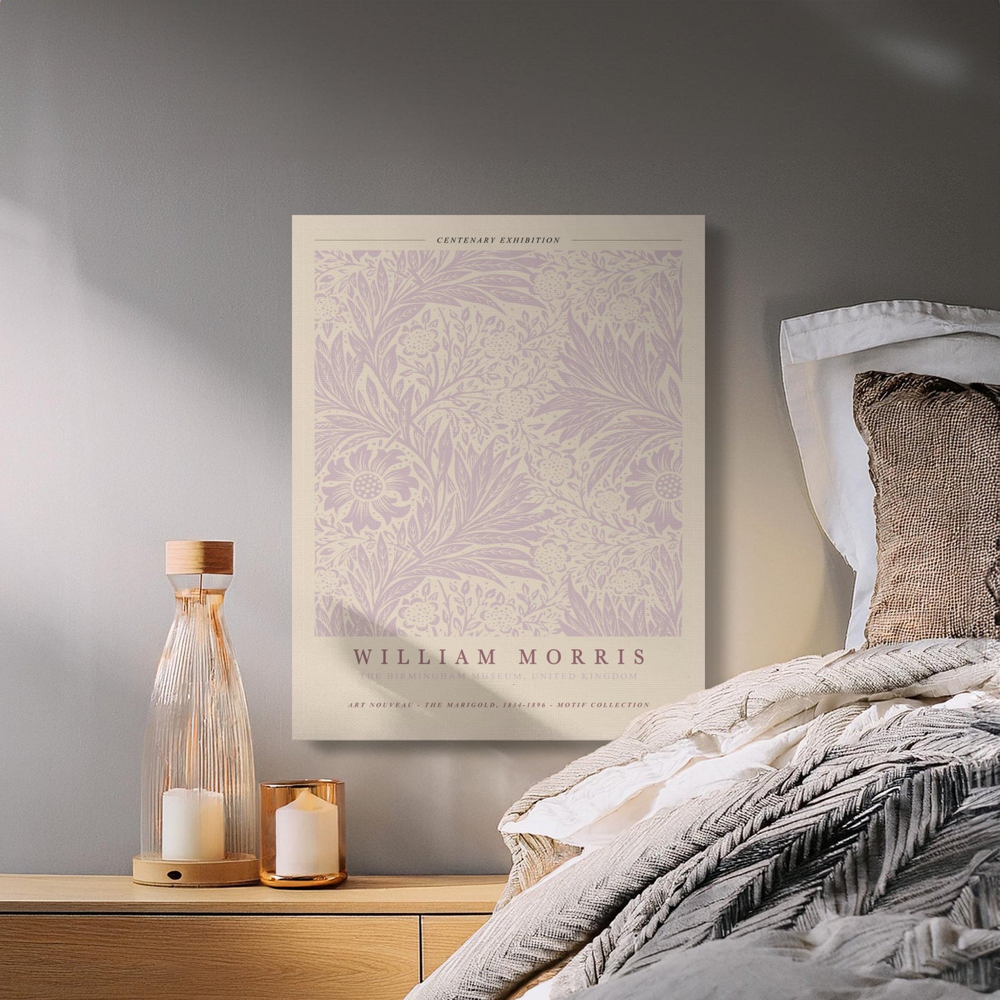 Premium Poster of William Morris The Marigold Art Nouveau Canvas Wraps