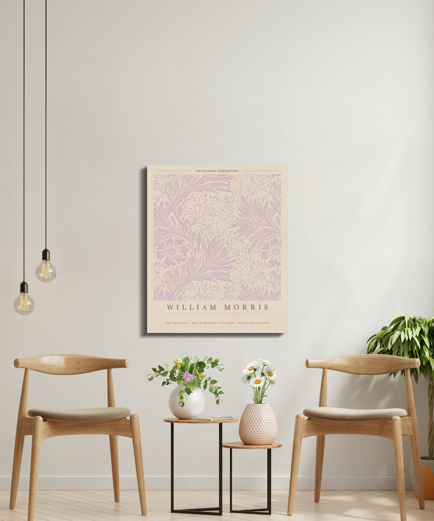 Premium Poster of William Morris The Marigold Art Nouveau Canvas Wraps