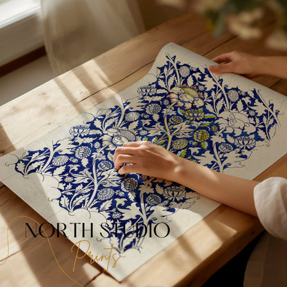 Premium Poster of William Morris Vibrant Floral Art Design Posters