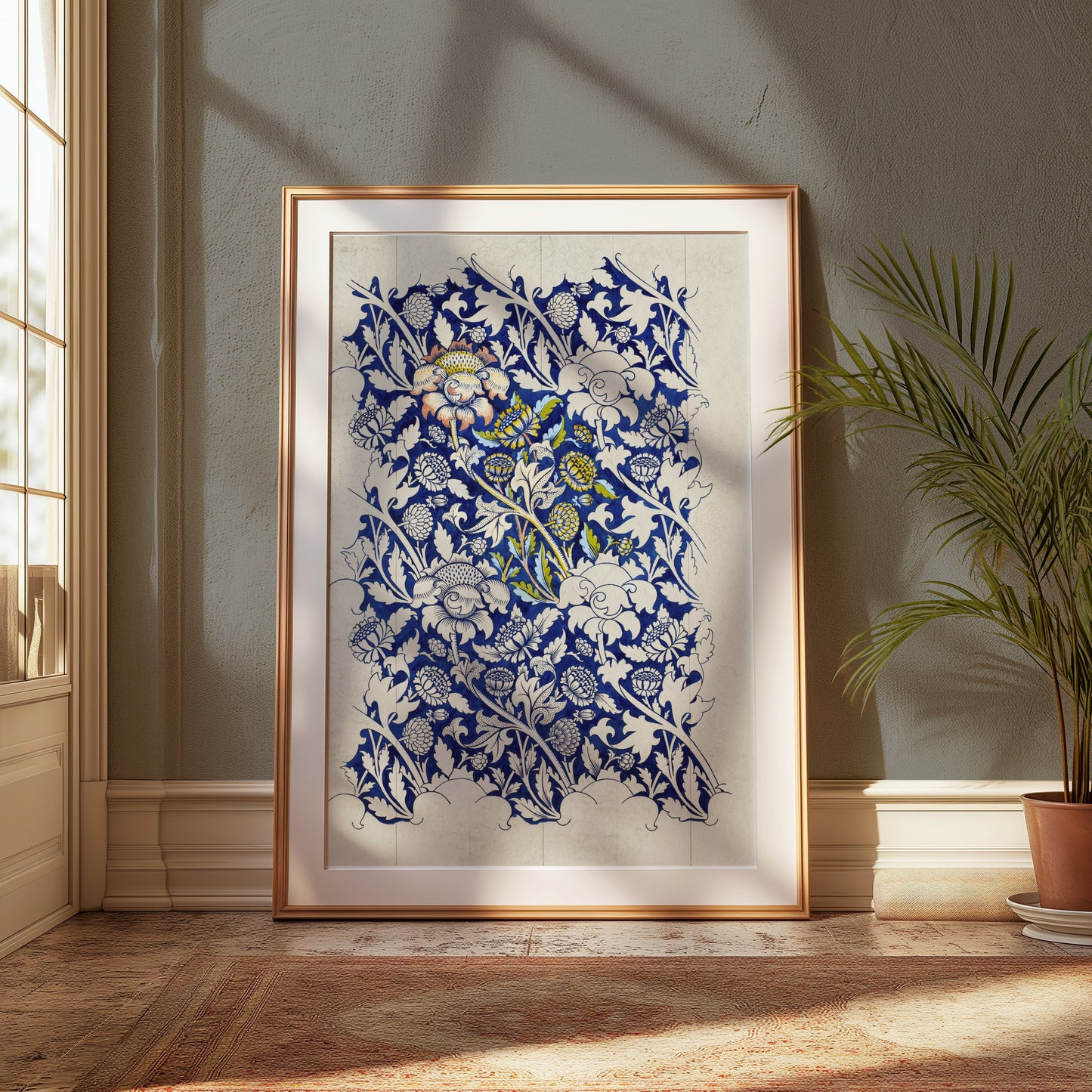 Premium Poster of William Morris Vibrant Floral Art Design Posters